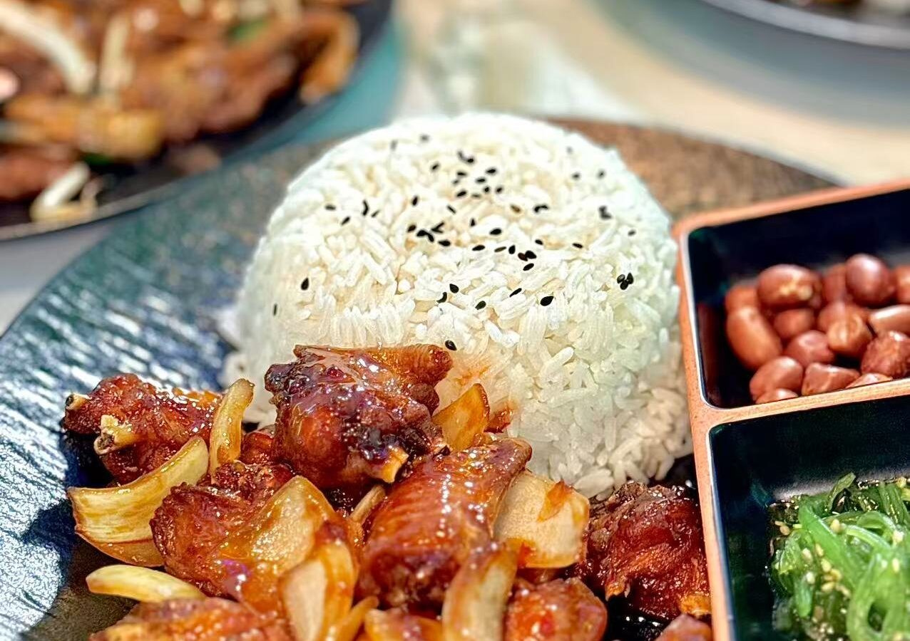 Dish sticky chicken