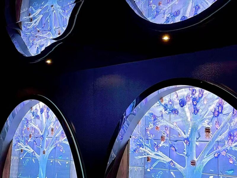 Wall crystal tree
